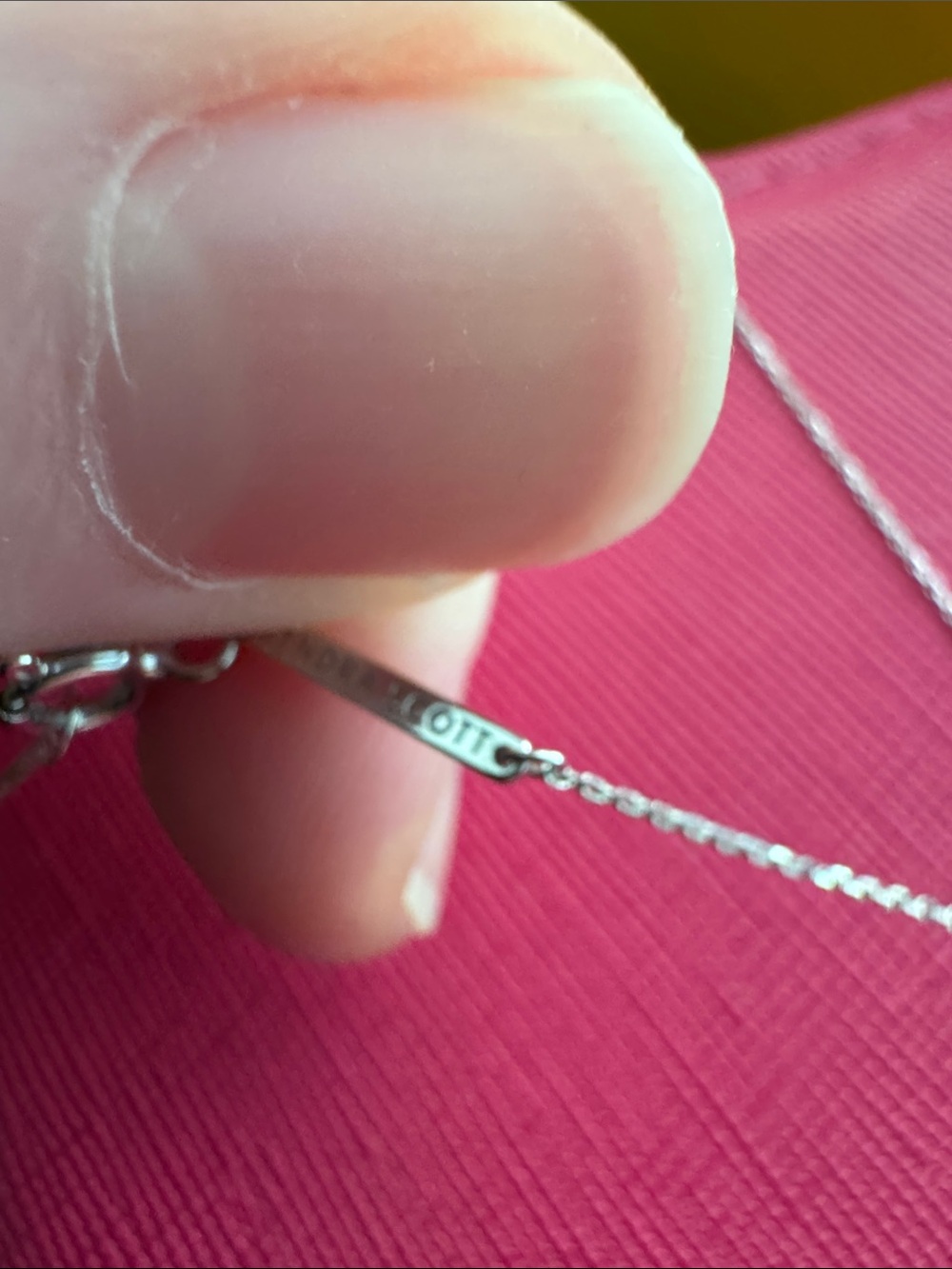 Kendra Scott 14K White Gold Tiny Boot with blue sapphires - Picture 4 of 4